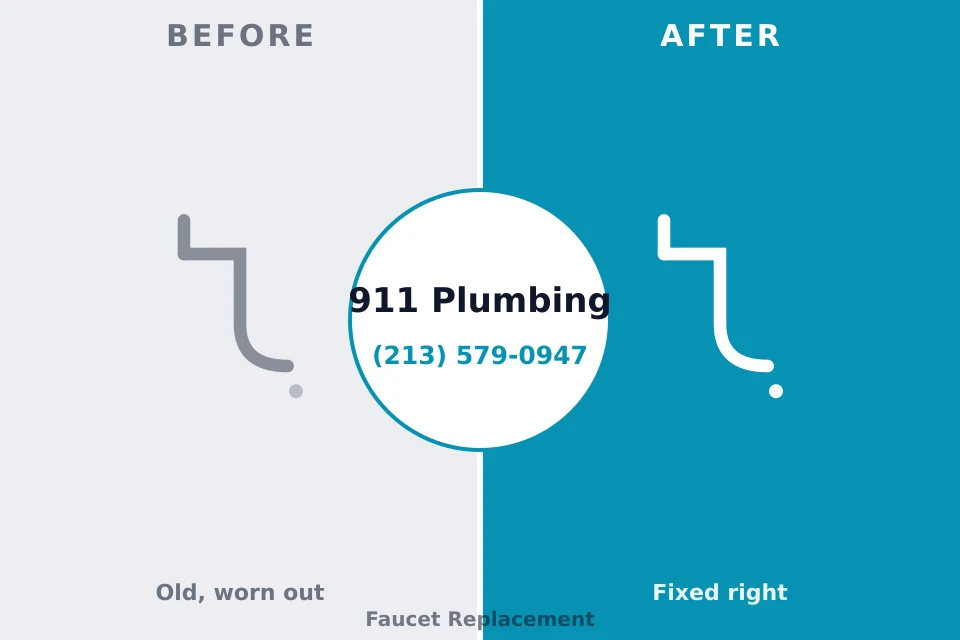Before and after: plumbing company Crozet, VA